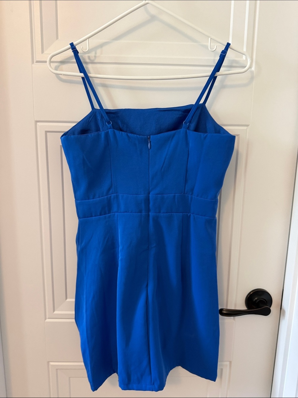 superdown Blue Ruched Drawstring Mini Dress - Picture 5 of 7